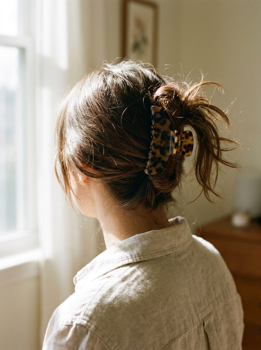 Claw Clip Twist - Schnelle Morgenfrisur